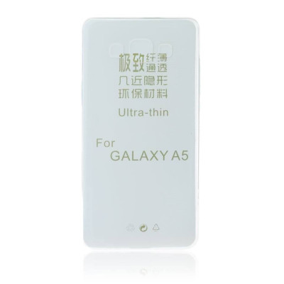 Силиконови гърбове Силиконови гърбове за Samsung Силиконов гръб ТПУ ултра тънък за Samsung Galaxy A5 A500F кристално прозрачен